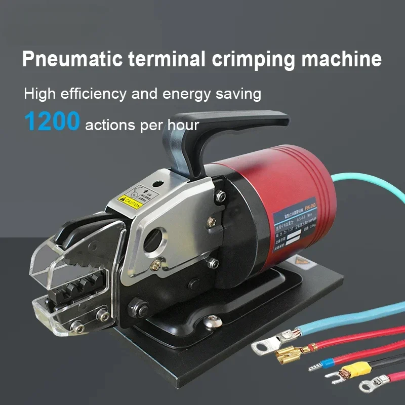 Pneumatic Cable Terminal Crimping Machine Pliers Wire Crimping Tool Electrical Splice Crimp Connector Equipment Auto Wiring