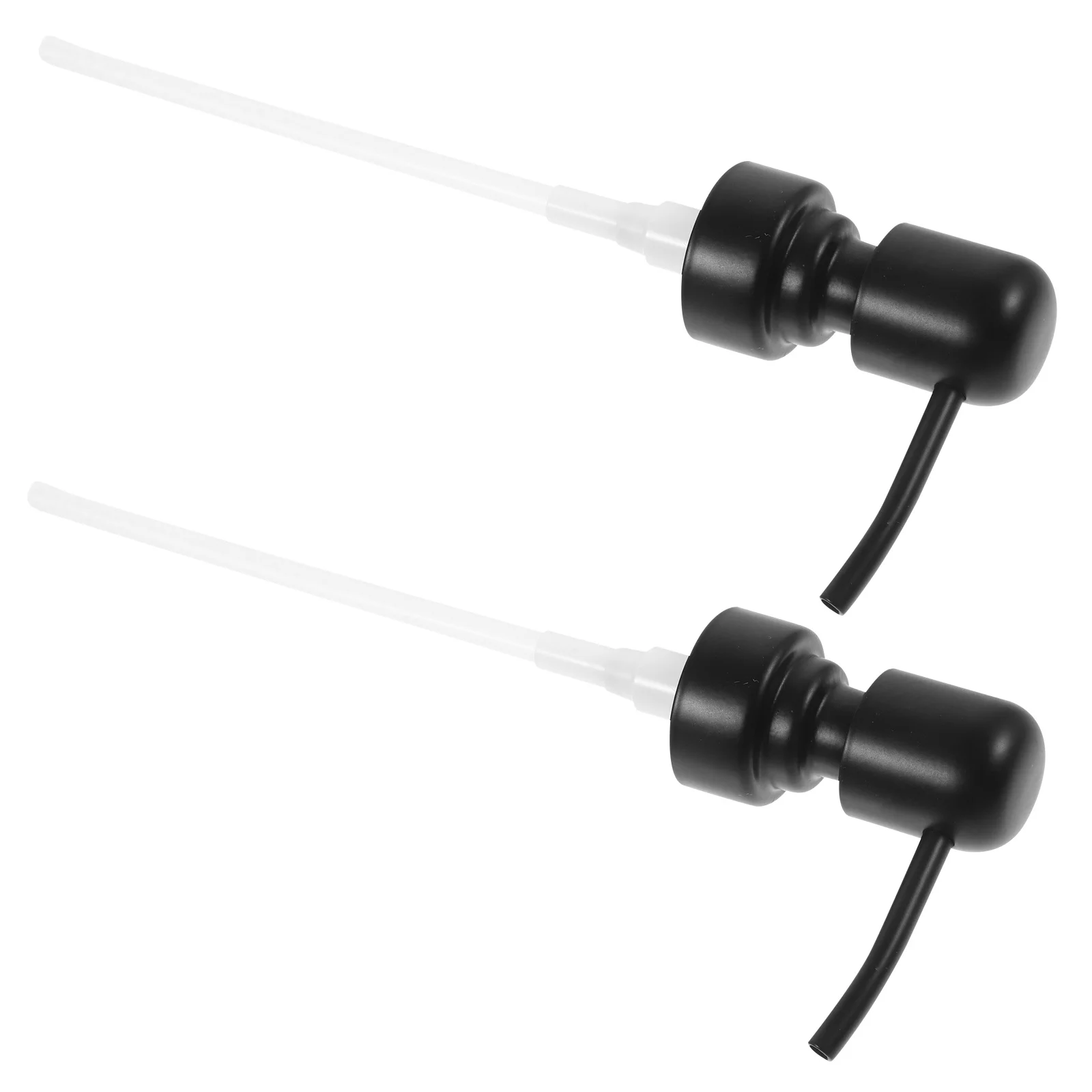 

2Pcs Lotion Shampoo Bottle Pump Heads Stainless Steel Plastic Sturdy Replacement Pump Head for Soap Dispenser Mason Jar