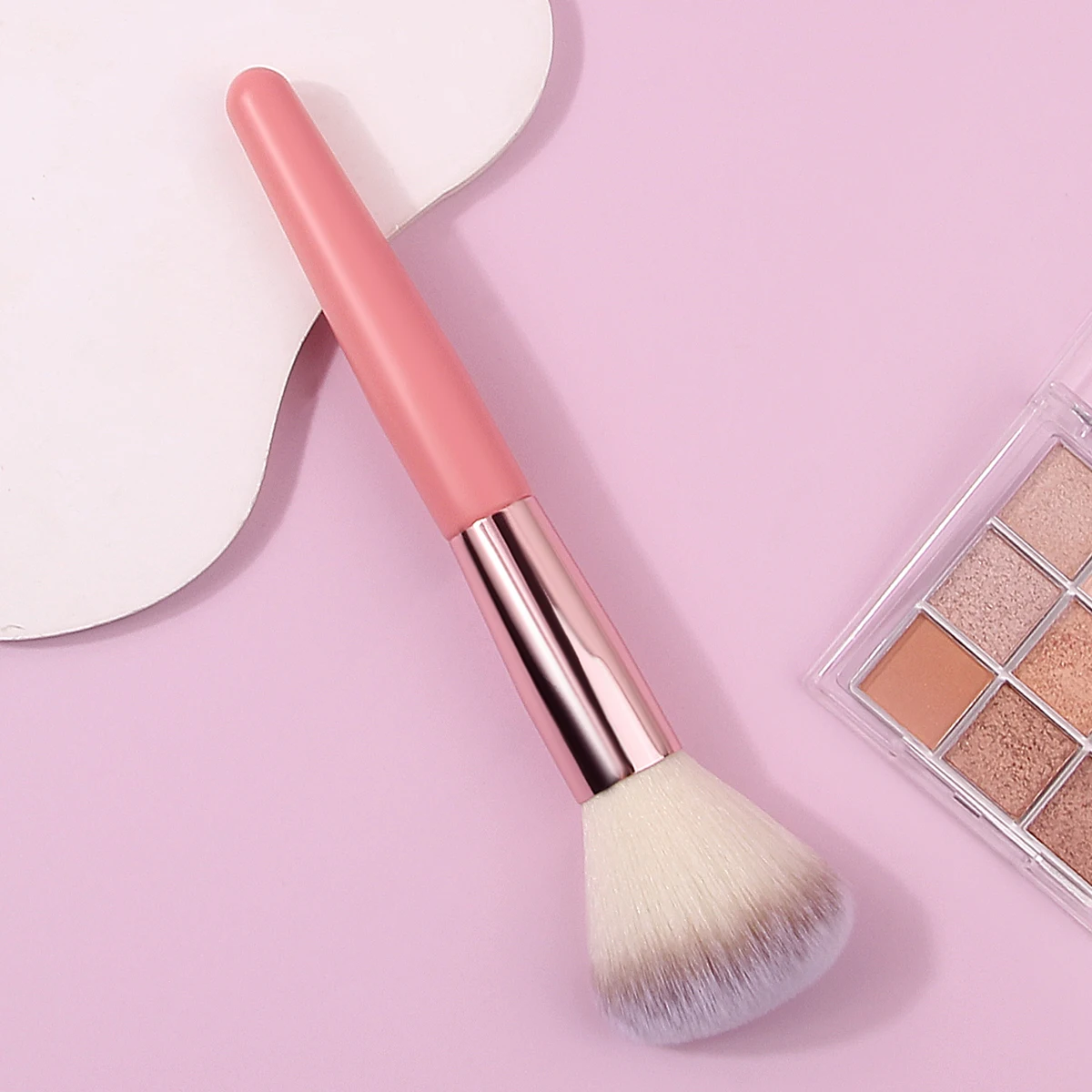 Pennello multiuso per trucco viso, fard, vernice sciolta, strumento di bellezza professionale per principianti, vernice multifunzionale