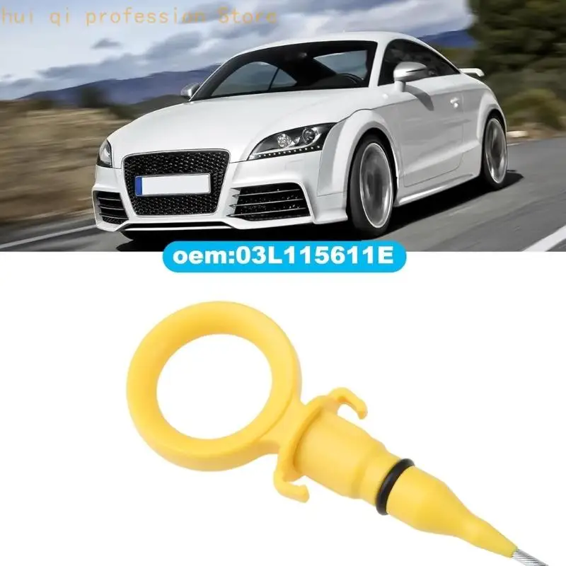 Ersatz-Ölmessstab Teil 03L115611E, Ölmessstab aus Metall mit gelbem für die Reparatur eines abgenutzten oder fehlenden – Detail 3
