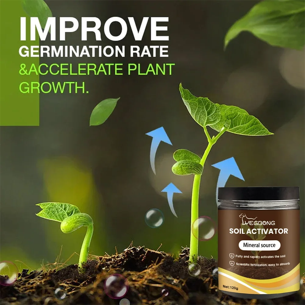 Organic-Plant Nutrient Supplement for Gardening,Soil-Activator for Plant Growth & Root Development,Revitalize Soils,Boost Growth