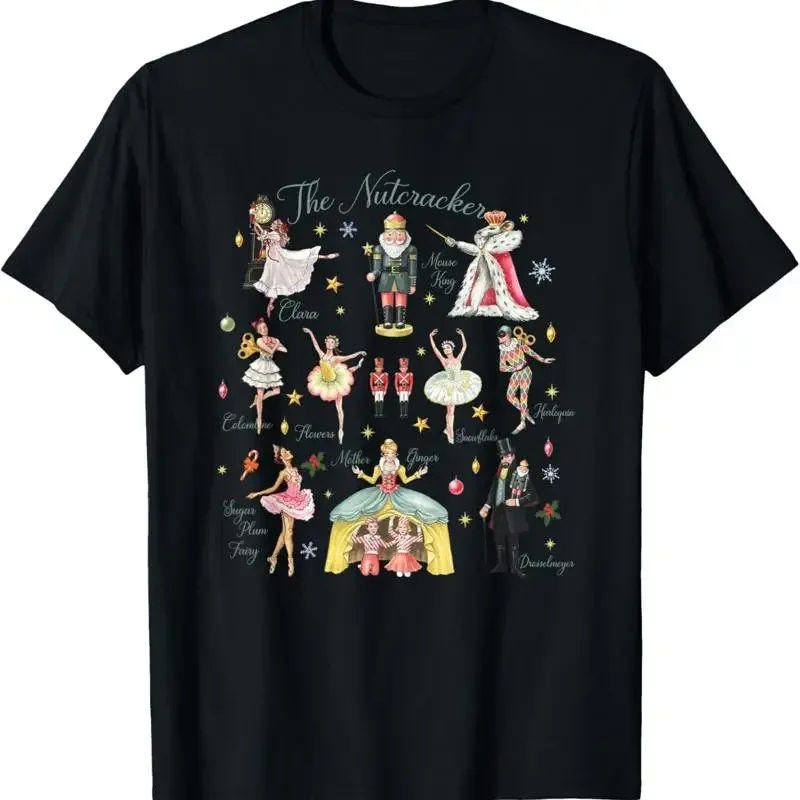 Christmas Nutcracker Ballet Sugar Plum Fairy King Holiday T Shirt Sweat