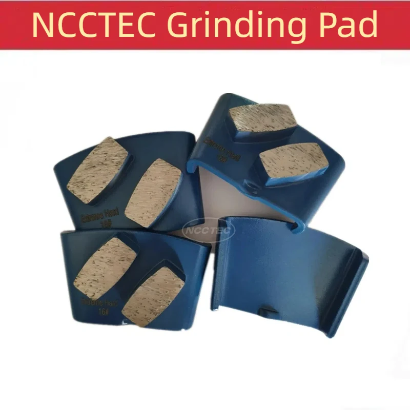 [2 Big Drum Segments] 12pcs Diamond NCCTEC Concrete Grinding Polishing Block Pad Tool for HTC Floor Polisher FREE Shipping