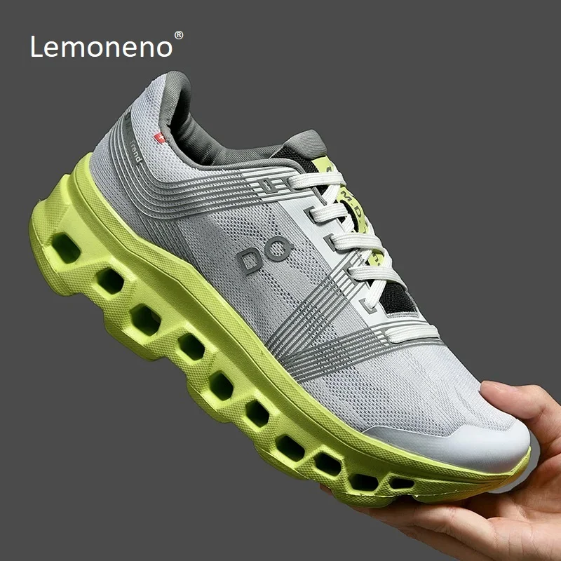 2024 Lemoneno Running Shoes Training Sport Shoe,Casual Sneakers Lace Up Light and Comfort Footwear for Travel Walking Green Grey