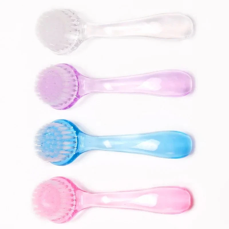 Gezichtsreiniging Waskap Scrub Niet-elektrische reinigingsborstel Exfoliërende gezichtsreinigerborstel 1 stuks Plastic zachte borstel