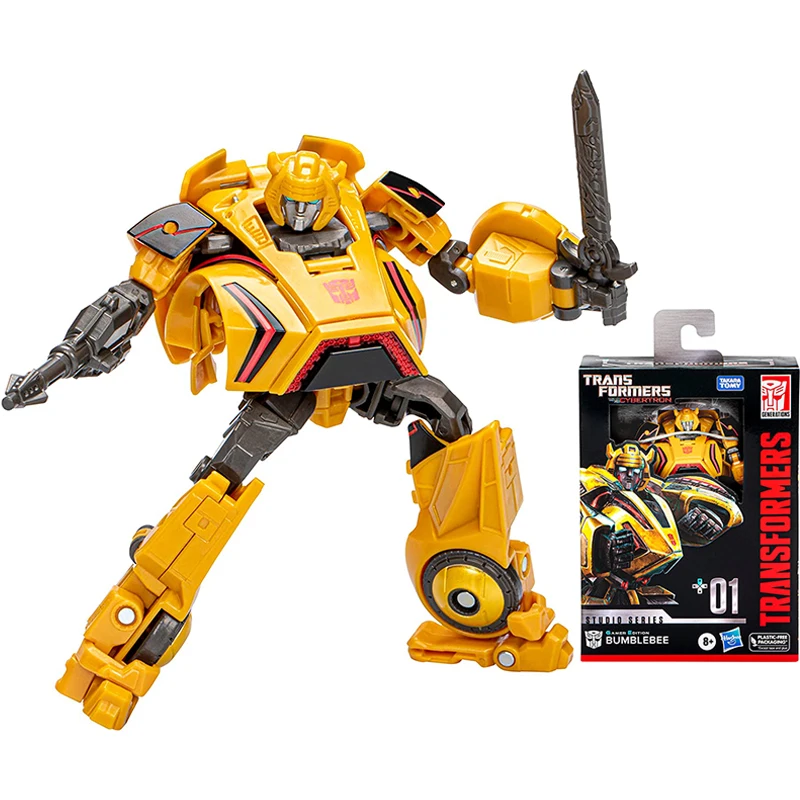 TransDevices-Figurine d'action Bumblebee, Série Studio, Deluxe, Classe 01, Édition Gamer, Jouet à collectionner, Cadeau d'anniversaire, Original