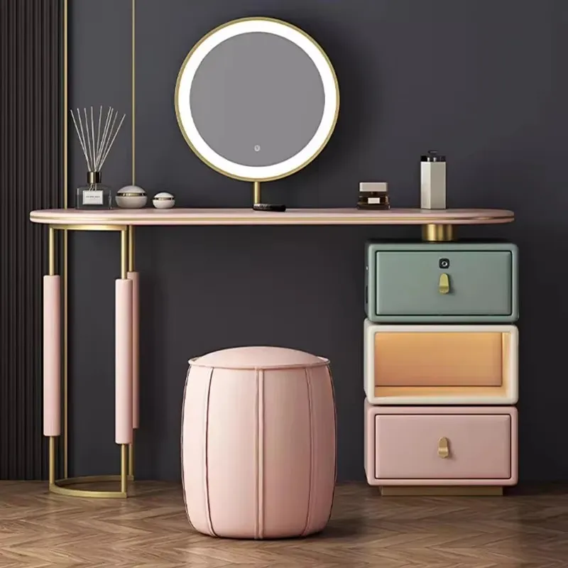 Minimalist Drawer Vanity Table Girls Bedroom Furniture Makeup Vanity Table Storage Living Room Meuble De Chambre Decoration