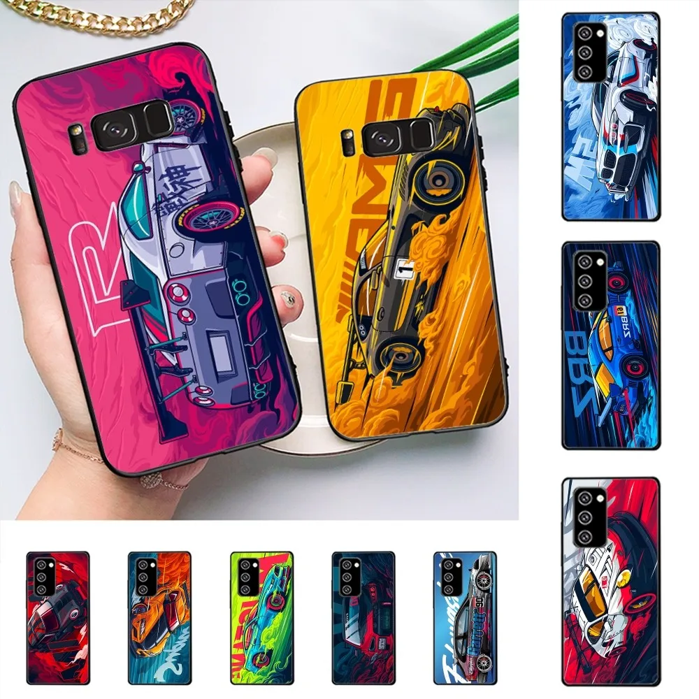 JDM Tokyo Drift Sports Car Male Men Phone Case For Samsung J 7 plus 7core J7 neo J6 plus prime J6 J4 J5 Mobile Cover