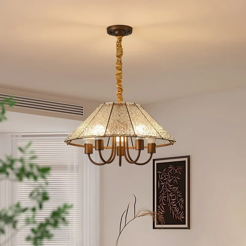 Middle Ancient Style Livingroom Chandelier Retro Restaurant Bar Table Lamp Creative Personalized Art Bedroom Bedside Chandelier