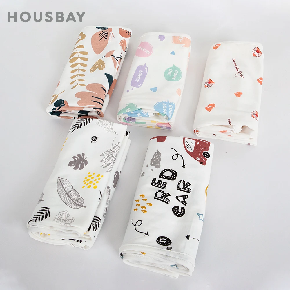 

Newborn Baby Blanket Summer Thin Kids Quilt 90*90Cm Newborn Swaddling 100%Cotton For Girls Boys Stroller Cover Single Layer