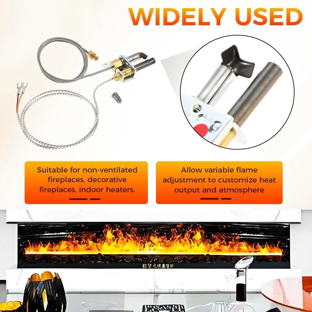 

36-дюймовая замена пилотной сборки с проводами 750 милливольт для горелки пилота природного газа и пропана на фунте, системы горелок Grand Canyon 2/3