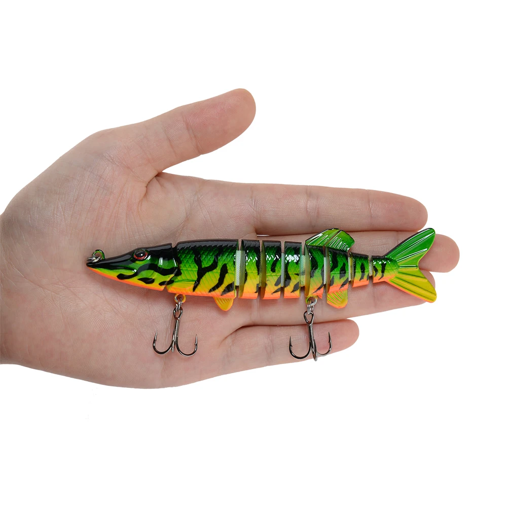 

Sinking Wobblers Fishing Lures Multi Jointed Swimbait Hard Bait Fishing Tackle For Bass Isca Crankbait Random 1Pcs