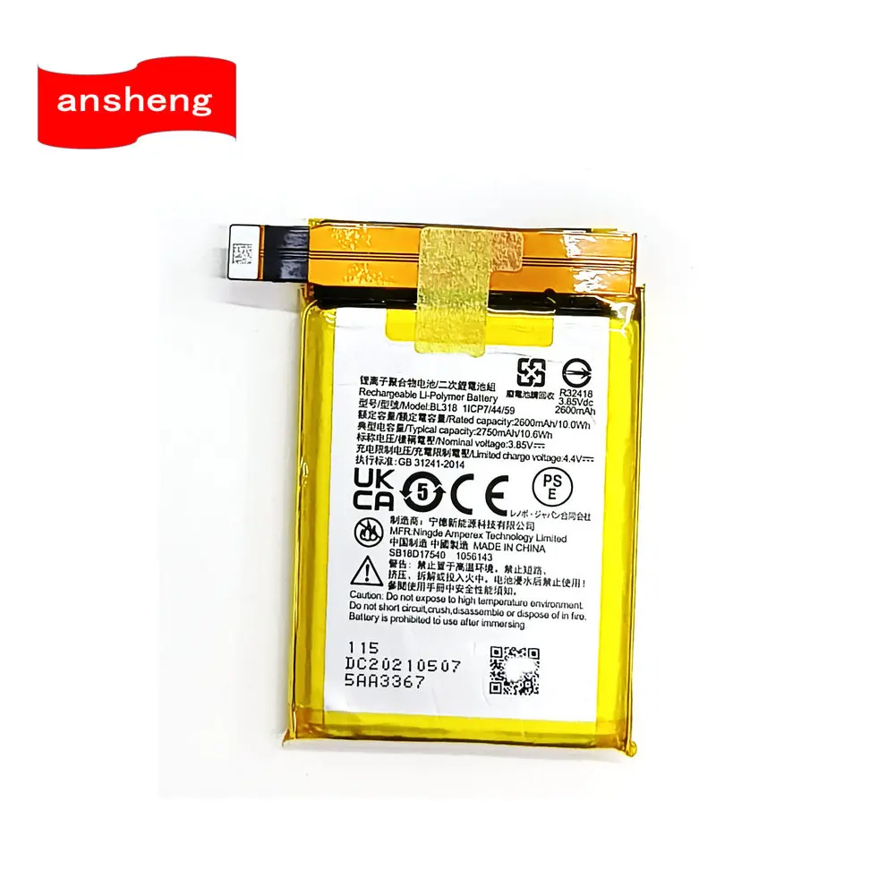 Original 3.85V 2750mAh BL316 BL318 Battery For Lenovo Legion 2 Pro L70081/ Legion 2Pro