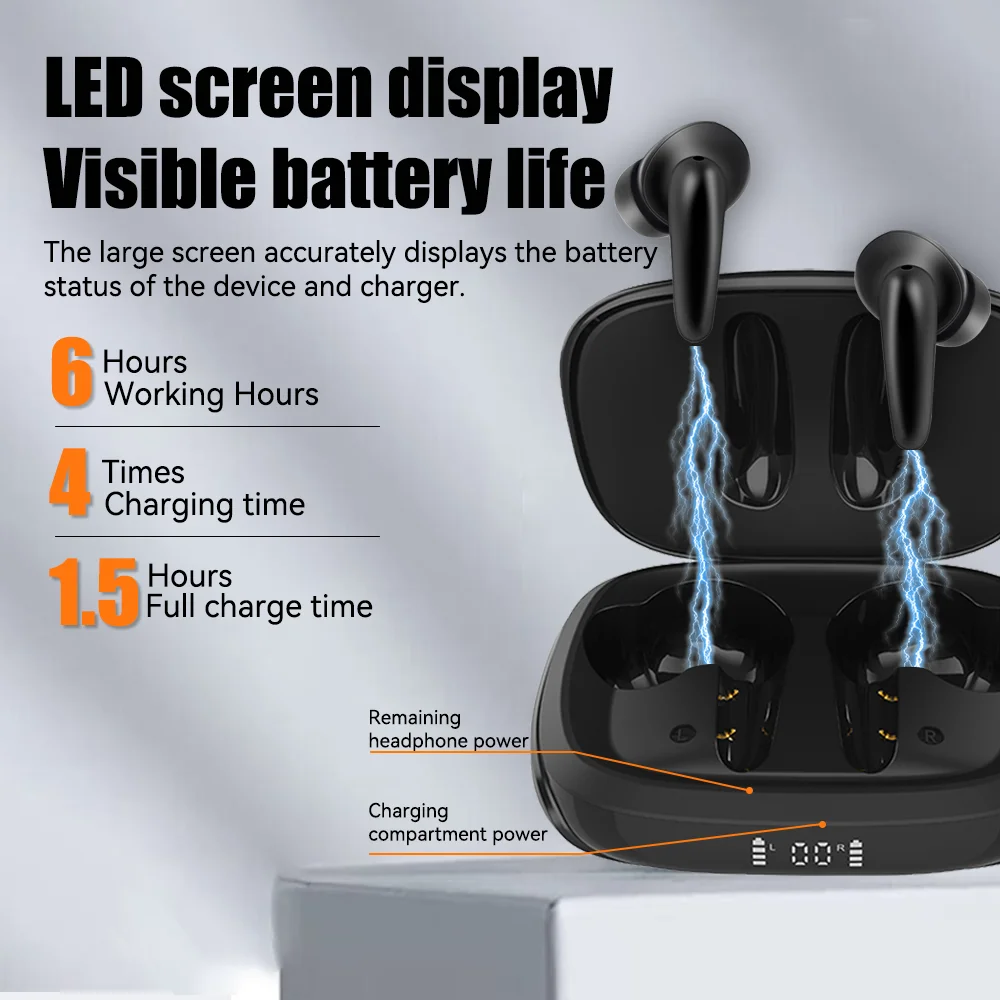 ITE Hearing Aids Rechargeable,Bluetooth Hearing Aids for Seniors with Smart App Enabled Call iOS/Android,Authentic Sound Quality