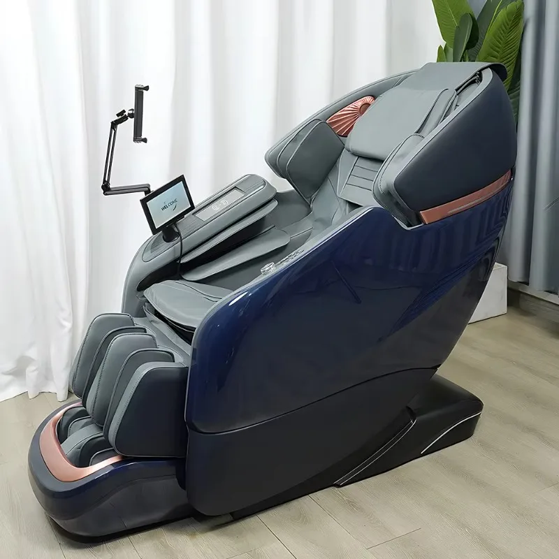 Airo New Design 4d Sl Track Control Rocking Music Full Body Home Use zero Gravity Shiatsu Electric Leather Luxury Massage Chair