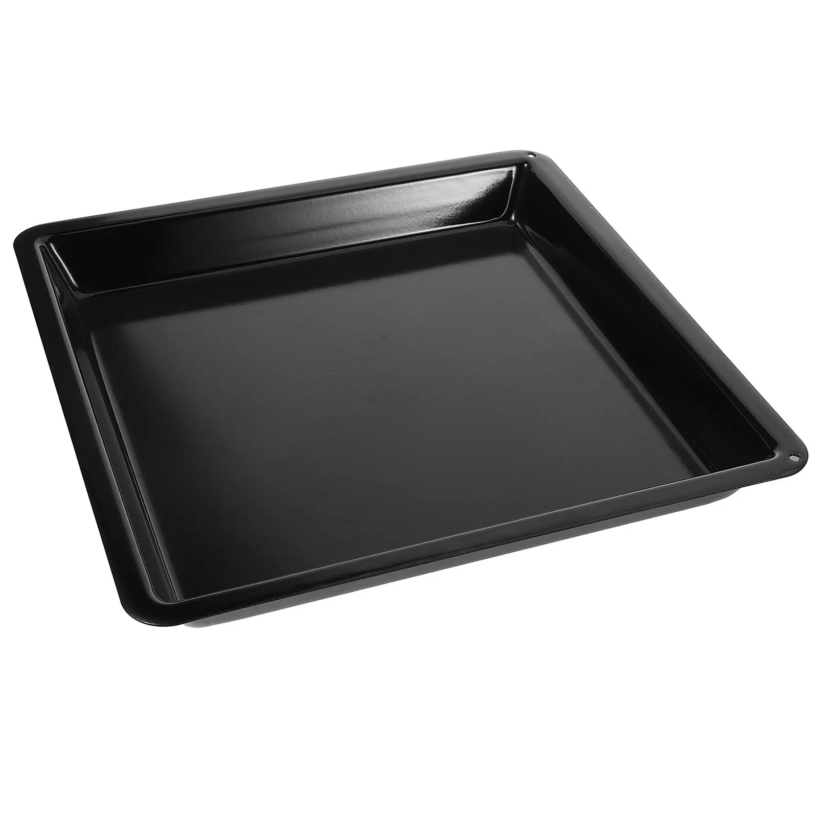 Heavy Duty Carbon Steel Baking Tray Black Non Stick Large Oven Pan Even Heat Distribution Baking Sheet Pizza Cookie Cake