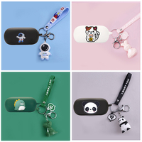 For Haylou GT7 /T19/GT5/GT3/T15 Case Cartoon Astronauts/Pandas/Cat Animal silicone Earphones Cover Cute for Haylou GT5