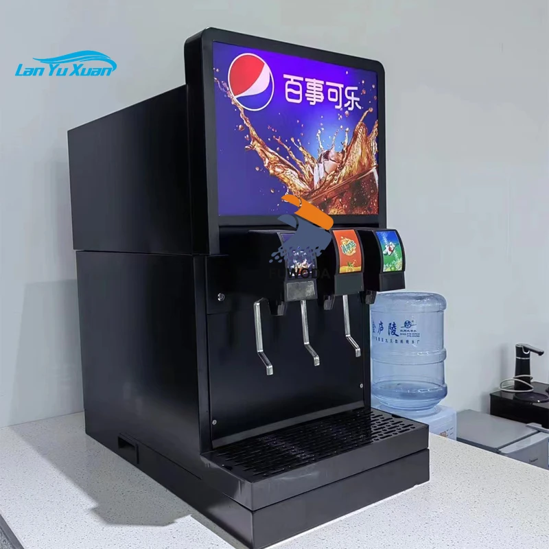 3 Flavor Cola Dispenser Soda Fountain Machine Soda Fountain Dispenser Mix Machine For Cold Drink Shop