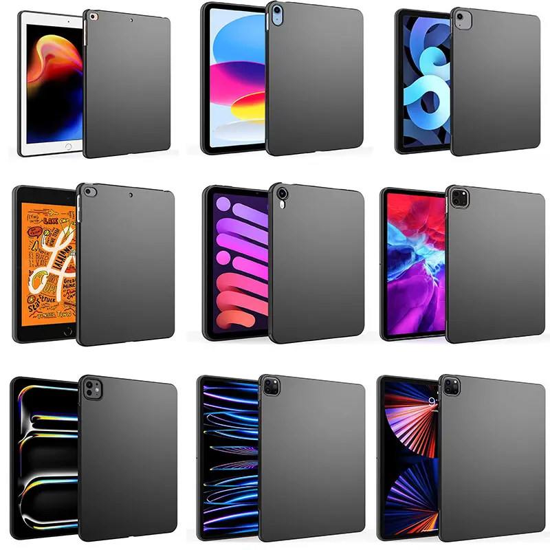 Tablet Case For iPad 5th 6th 7th 8th 9th 10th Mini Air 1 2 3 4 5 6 11 13 2024 Pro 11 12.9 13 10.5 9.7 Black Protective Cover view 6