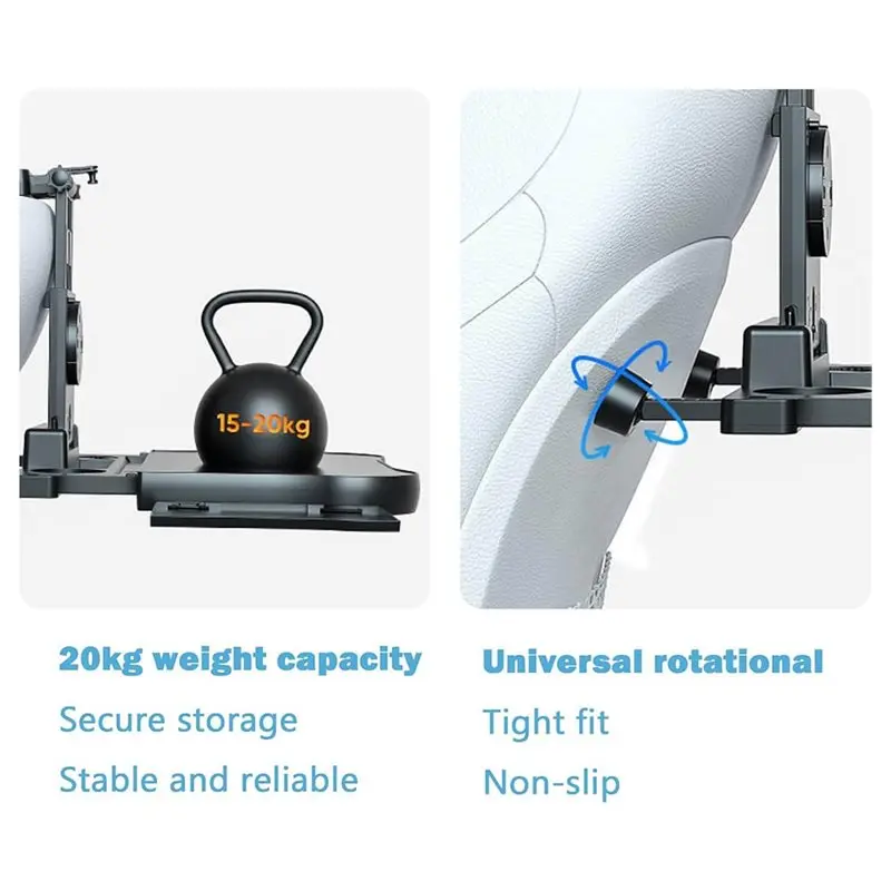 A65P-Expandable Car Backseat Desk With Non-Slip Pad & Device Holder Back Seat Tray For Laptop Dining view 5