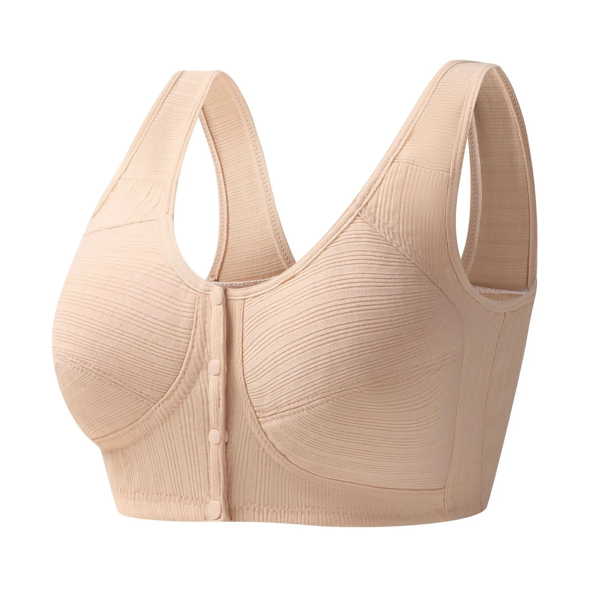 1 Piece Women's Bras Front Closure Wireless Comfort Bralette, Women's Lingerie & Underwear