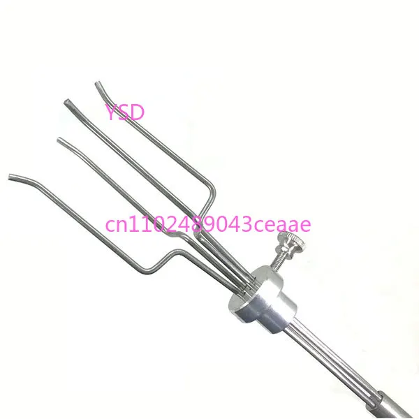 

Glass grippera stainless steel dispensing tips metal horizontal row 5 heads