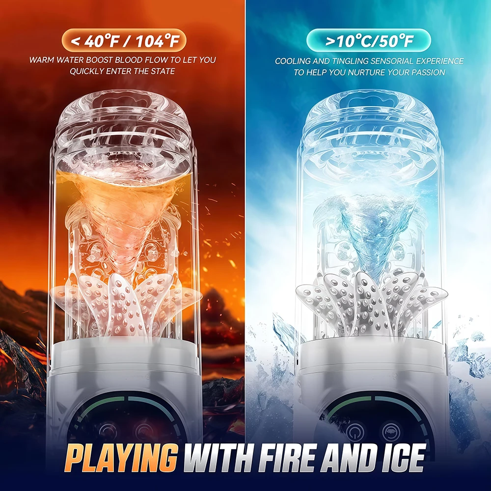 Automatic Masturbation Cup For Men With Thrusting And Rotation_voghion.com