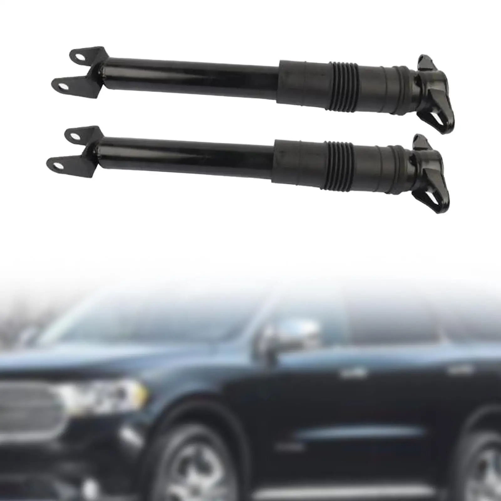 2 buah peredam kejut belakang penyangga Replacement logam pengganti untuk Dodge Durango 3.6L V6 2011-2015 Durango 5.7L V8 2011-2015