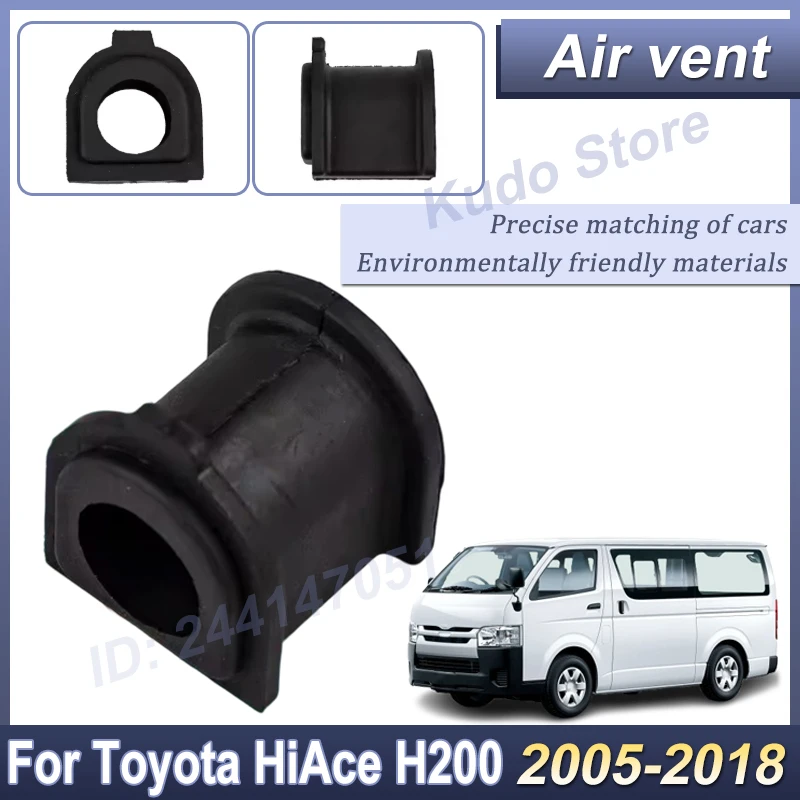 

For Toyota HiAce H200 MK5 Accessories 2005~2018 Front Stabilizer Shaft Rubber Bushings Strut Thrust Rod Bar Rubber Sleeves Parts