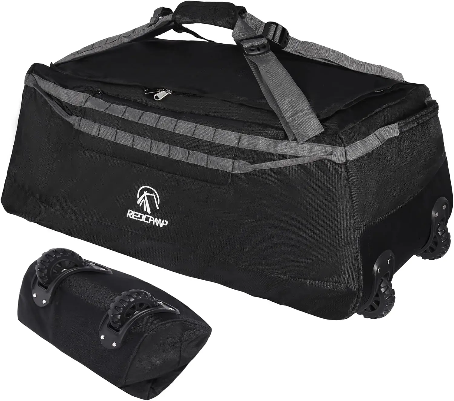 

85L/120L/140L Foldable Duffle Bag with Wheels, Large Travel Duffel Bag