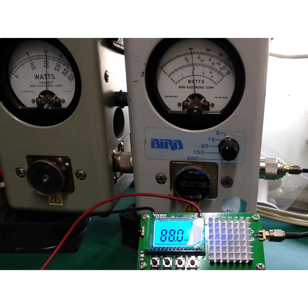 Imagem -04 - Áudio Estéreo Módulo Transmissor fm sem Fio Rural Broadcasting 76108 Mhz Digital Flat Panel Display f Ham Amp Rádio 1w 2w Dc12v