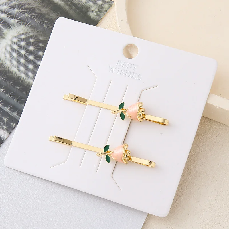 

Заколки для волос в стиле маленького принца, 2 шт., заколки с цветком розы, изящные аксессуары для волос для женщин и девочек, идея подарка в милом стиле