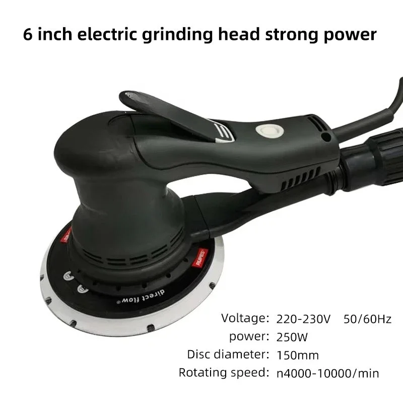 

Original Italian Rupes 6-inch Sander 150MM Multi-function Variable Speed Wired Electric Woodworking Angle Polishing Machine