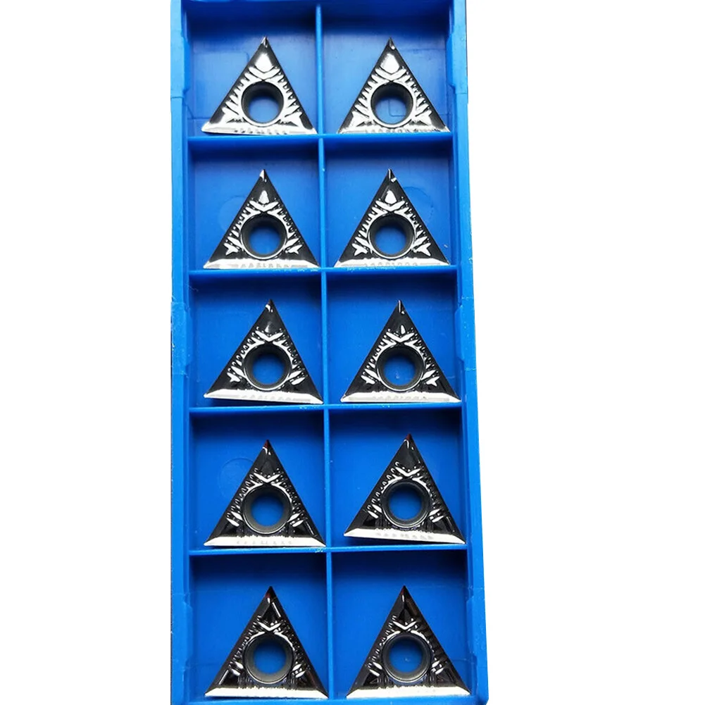 

For Aluminum TCGT16T302-AK H01 TCGT32.50.5 Carbide Inserts Cutter Blade TCMT16T3 Triangular Insert 16mm Length