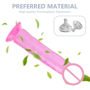 TPE 젤리 딜도 음경 8 크기 강한 흡입 컵 여성 질 항문 플러그 장난감, 유니에 렉스 성인 섹스 토이, 섹스 토이 8 최고의 판매 큰 음경 딜도 여성을위한 딜도 - №2