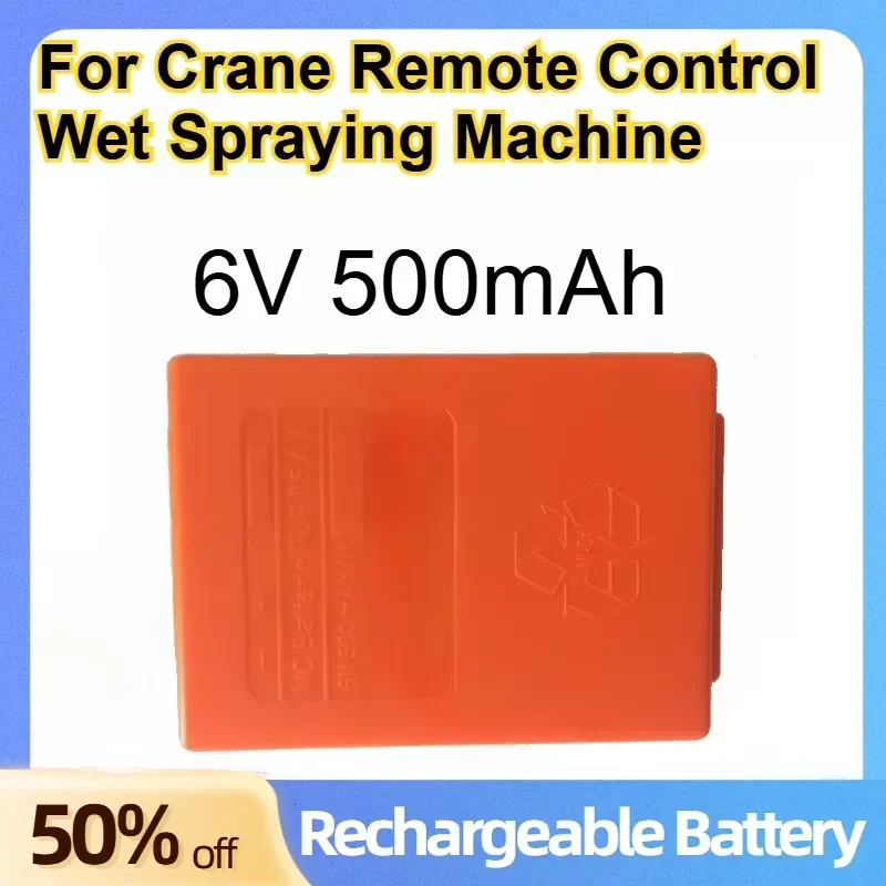 

FUB 05AA NI-MH Batteries 6V 500mAh for Crane Remote Control Wet Spraying Machine Large Capacity Rechargeable Batteries