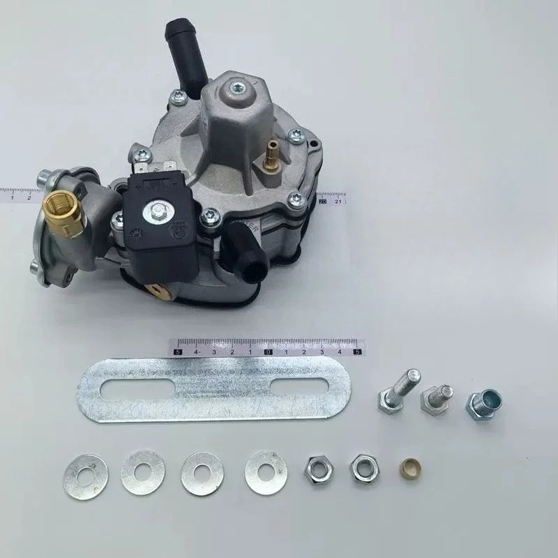 AT09 Evaporator Kit, LPG CNG Car Fuel Conversion Parts, Stable Performance, For Automobile Oil To Gas Modification Repair