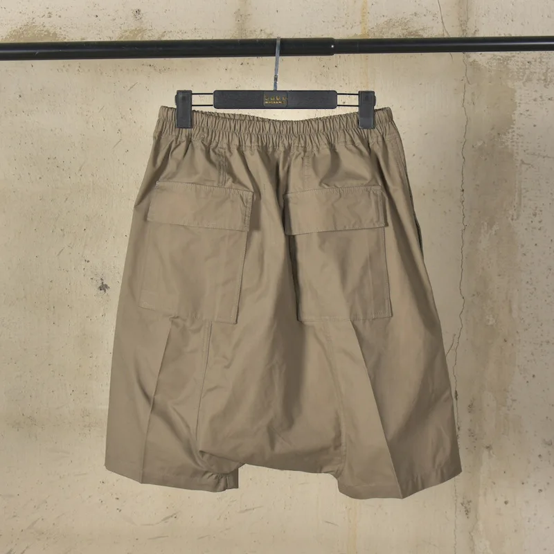 HKSH Spring Summer New Men Tide Dark Cotton Harem Drop-crotch Shorts Trendy Fashion Waste Land Capris Chic Ins RO Style HK22136