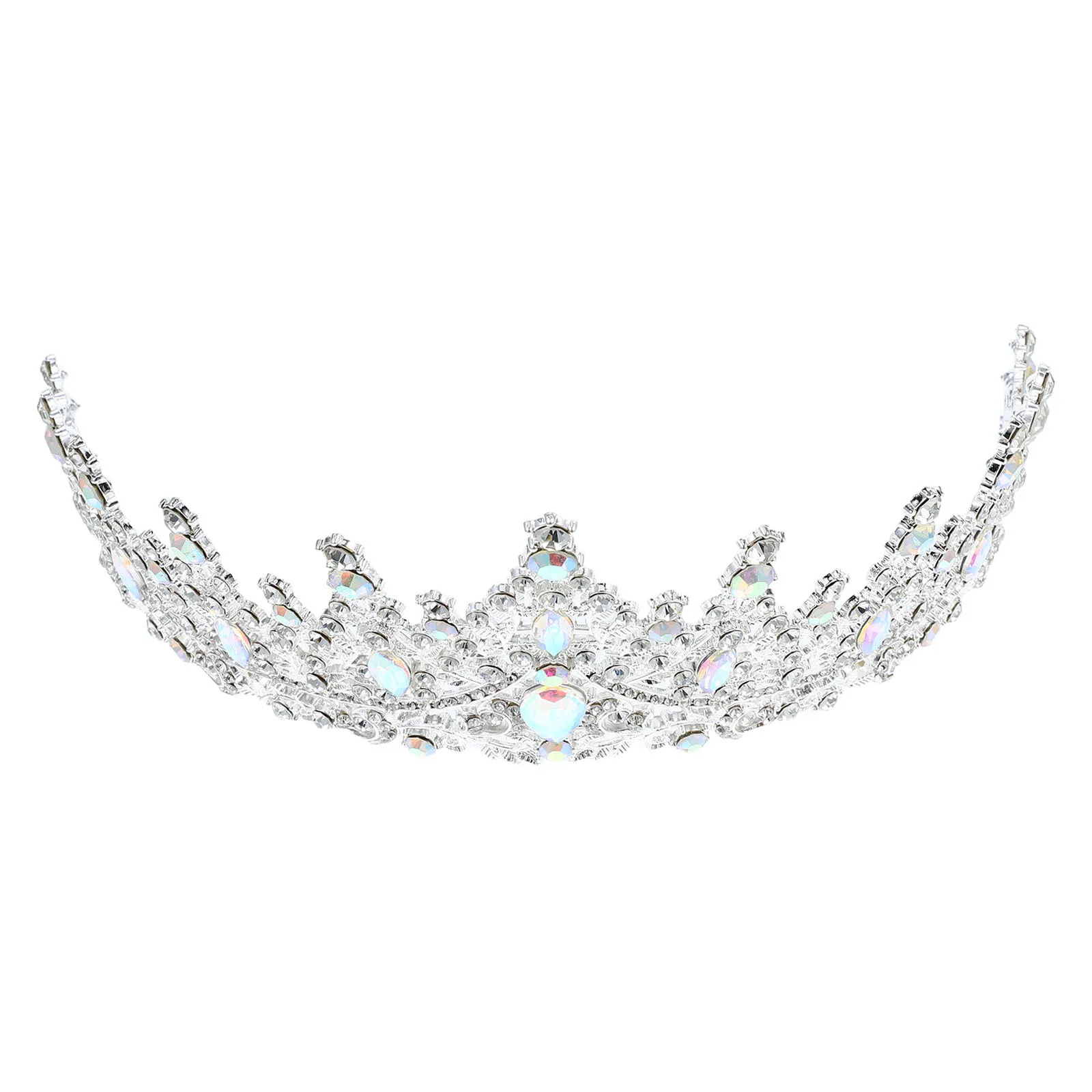 

Rhinestone Crown Tiara for Women Birthday Queen Crown Princess Tiaras Wedding Halloween Christmas Party Adult Crowns for Women