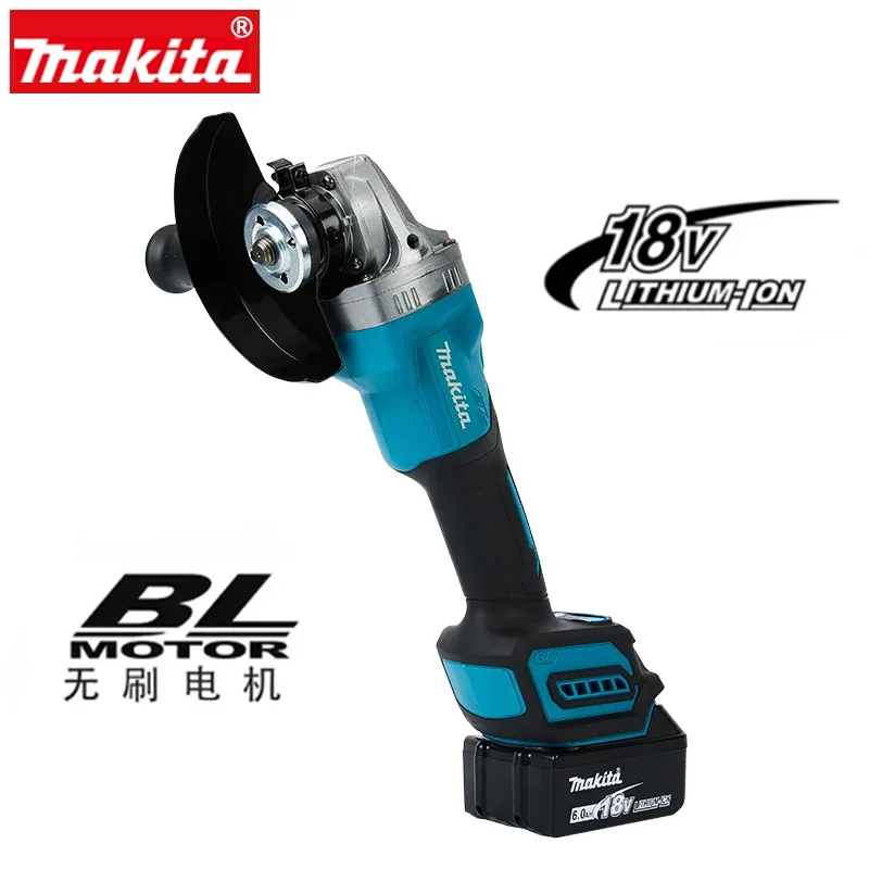 Makita Angle Grinder High-Power Lithium Electric Grinding Machine Cutting Machine Hand Grinding Wheel Polishing Machine