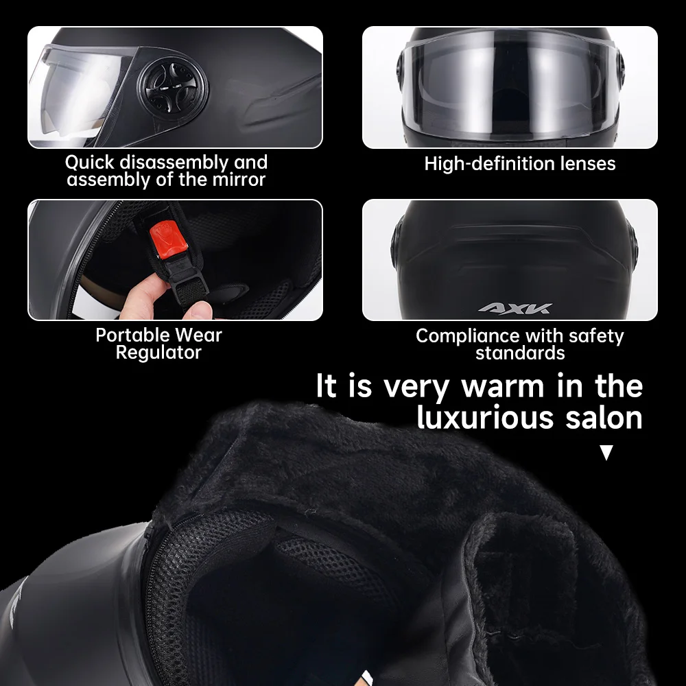 Hot Sale Men Women Motorcycle High Quality Approved Motorcycle Helmet  Double Lens Cross Section Helmet Safety Modular Flip Helm