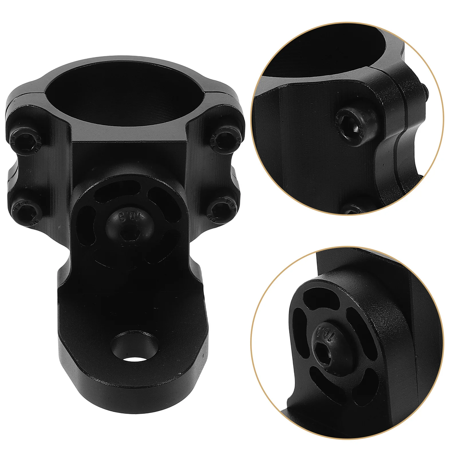 

Adjustable Flagpole Light Bracket for Utv LED Whip Mounts Off-Road Roll Bar Compatible Sand Buggy Accessories Black