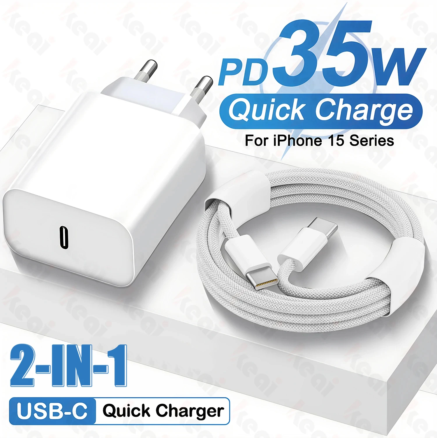 35W PD USB C Charger For APPLE iPhone 15 Pro Max Plus Fast Charging For iPhone Charger Data Wire USB C Type C Cable Accessories