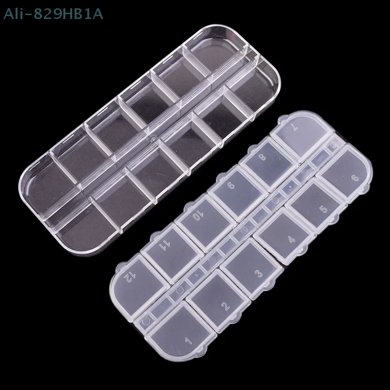 1PC Dental Storage Box 12 Container Dental Orthodontic Brackets Bands Parts Case