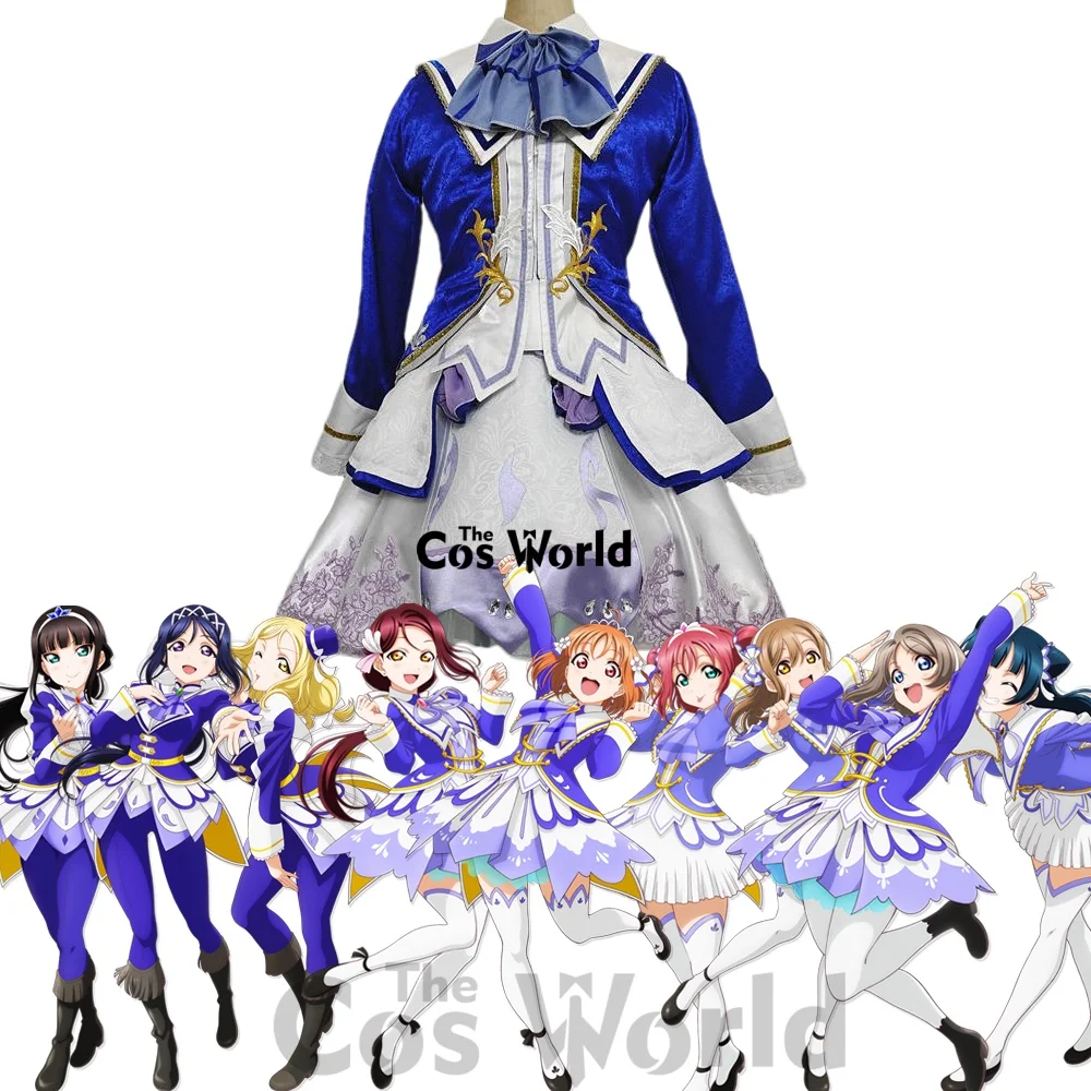 

Love Live Sunshine Aqours Over the Rainbow 5th Brightest Melody 9 Characters Takami Chika Ruby Customize Anime Cosplay Costumes