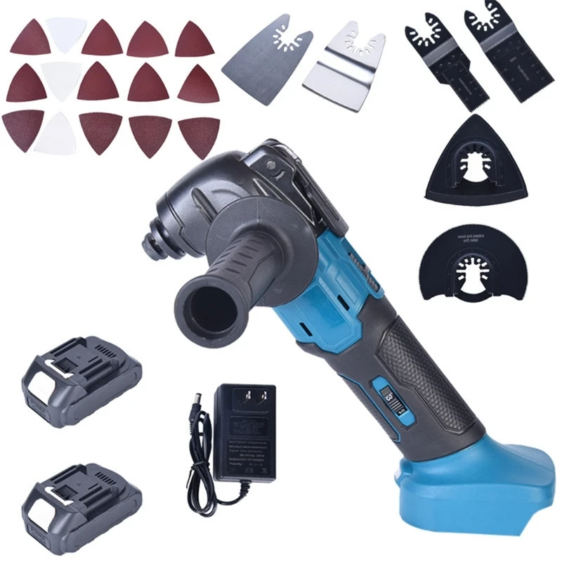 

Oscillating Multi Tool for 18V Battery Cordless Brushless Multifunction Tools 6 Variable Speed Accessories for Cutting