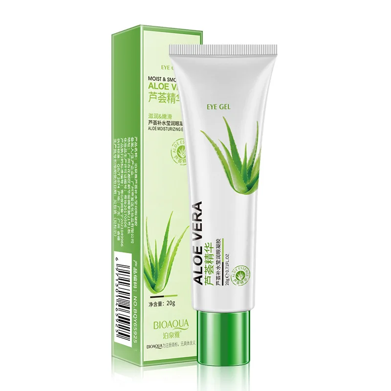 

BIOAQUA Natural Aloe Vera Moisturizing Eye Cream Remove Black Eyes Fade Eye Fine Lines Care For Eye Skin