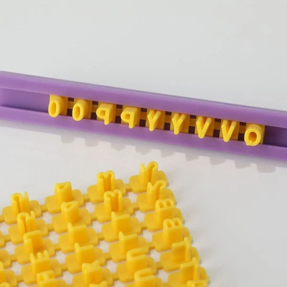 الإبداعية الأبجدية الرقمية رمز طوابع الخبز الإنجليزية كوكي قوالب المنقولة نوع الطباعة كعكة أدوات الخبز الكوكيز