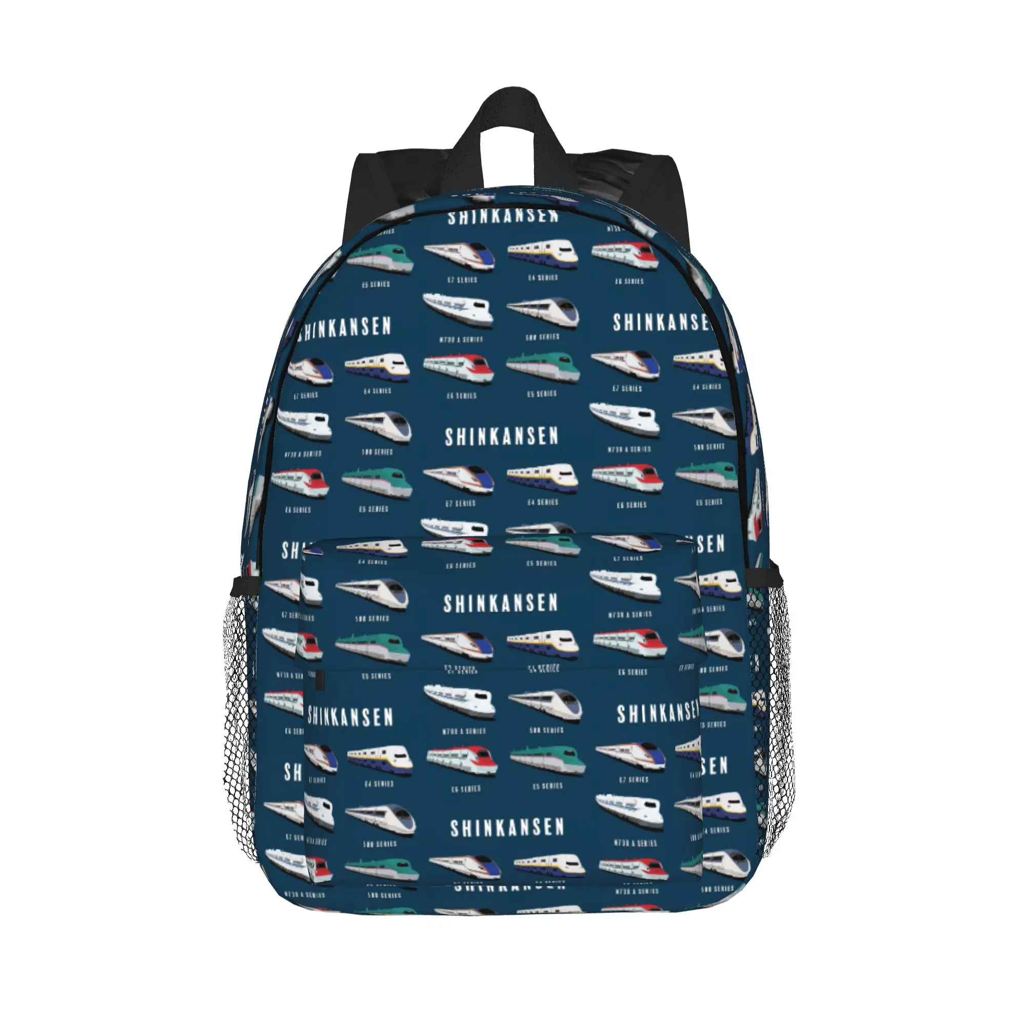 Japanese Shinkansen Bullet Trains  Backpack Hot Sale Daypack Boys Girls BookBag Shoulder Bags for Men Women School Bag