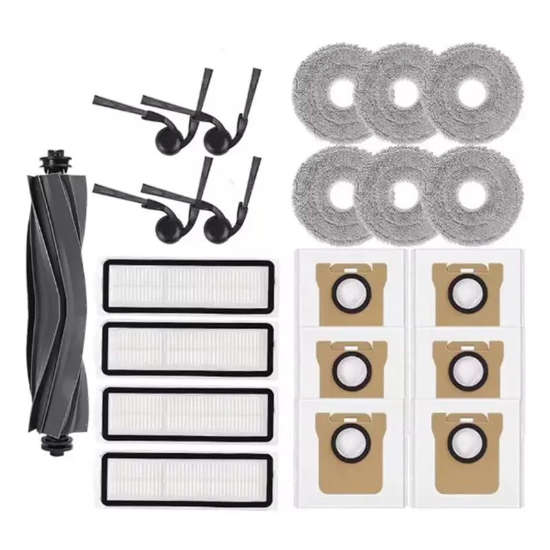BBNV-For 5 Pro/For OV21GL Robot Vacuum Cleaner Replacement Accessories Dust Bag HEPA Filter Mop Cloth Main Side Brush Par